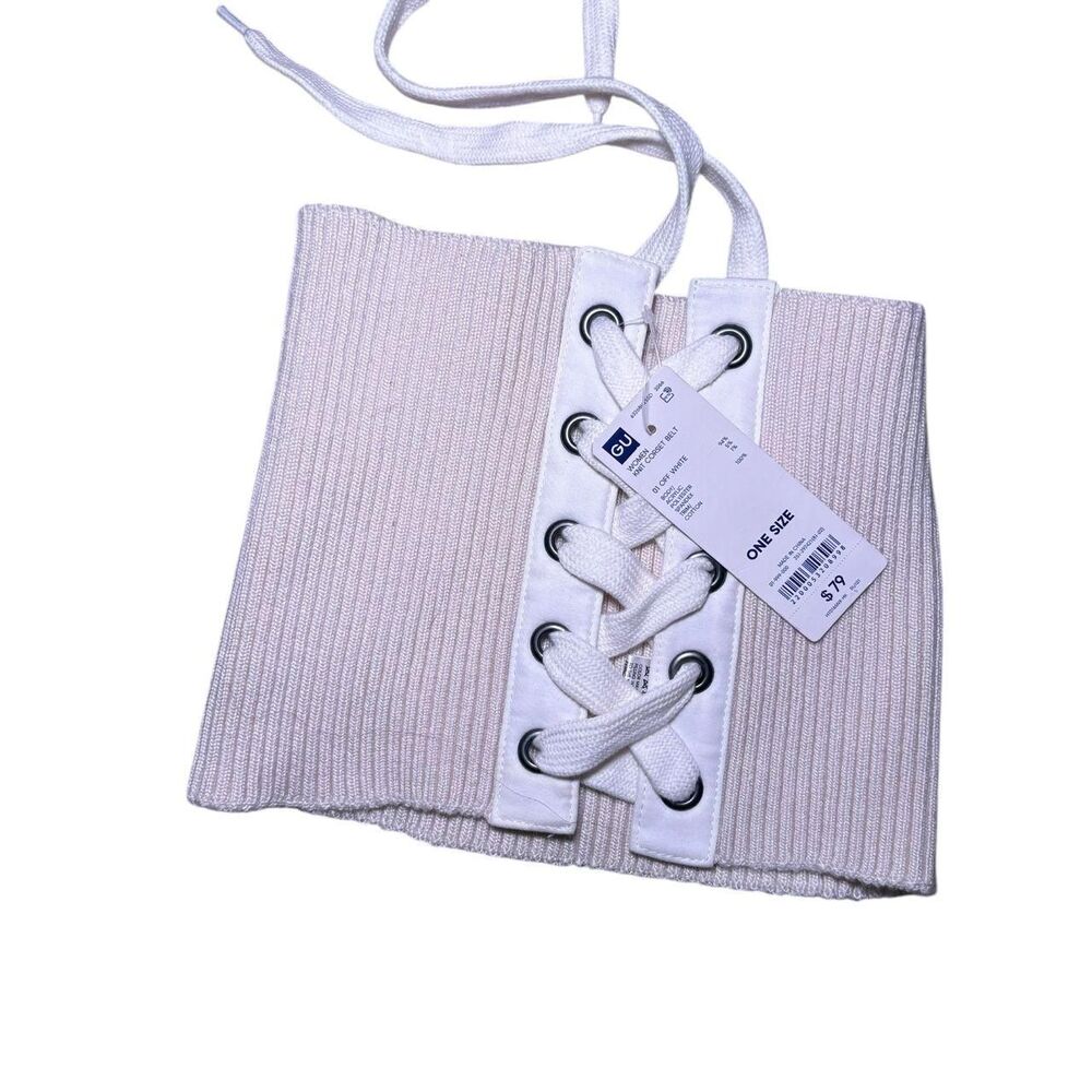 Off-white Women's White and Cream Corset